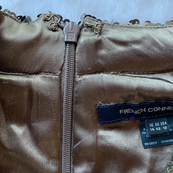 French Connection womens romper sequins party size 10 New Year’s Eve Y2K - Picture 7 of 14